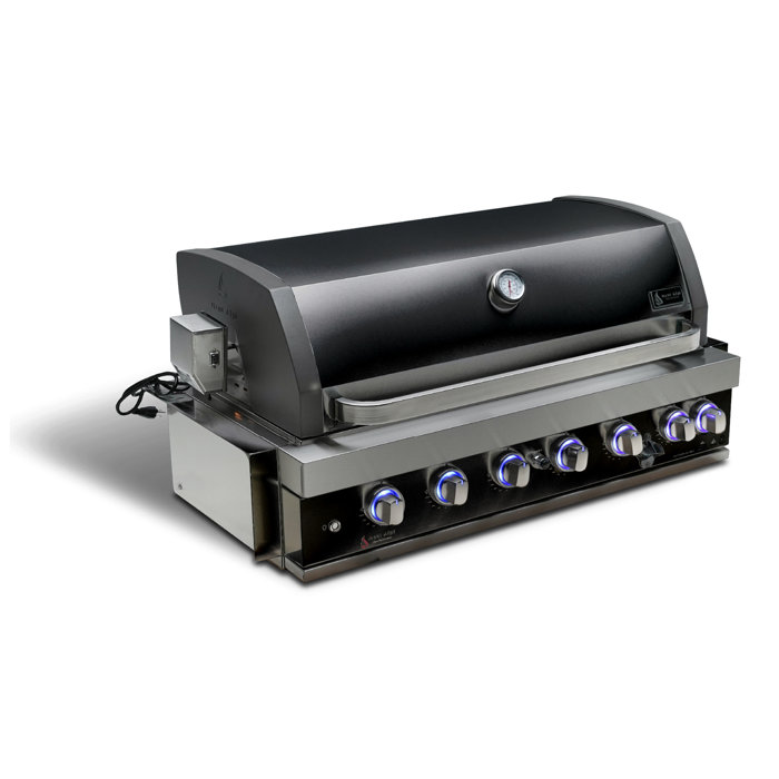 Mont Alpi 43.38" Black Stainless Steel Builtin Grill & Reviews Wayfair